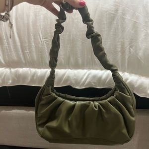 Olive green shoulder bag